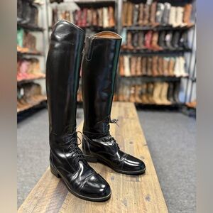 Ariat 55101 Heritage Riding Boots Equestrian Leather Regular Calf Black Size 8
